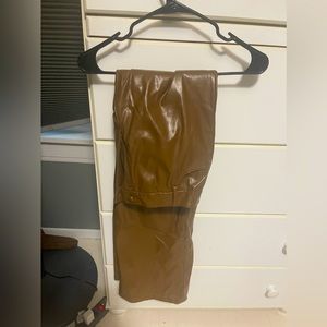 Brown Leather Pants